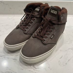 Vans Atwood Brown Leather High-Top Sneaker Men’s 11M